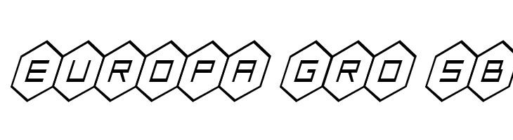 HEX:gon Condensed Italic  Free Fonts Download