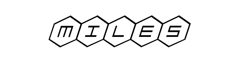 HEX:gon Staggered Italic  Free Fonts Download