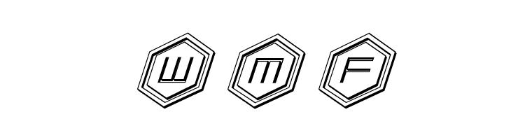 HEX:gon 3D Italic  Free Fonts Download