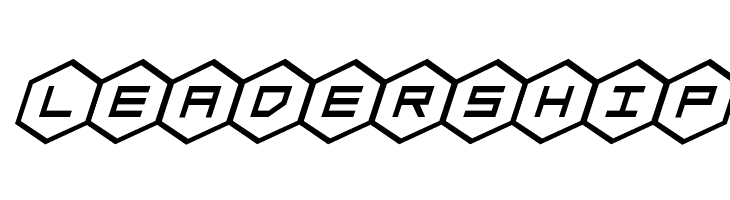 HEX:gon Bold Italic  Free Fonts Download