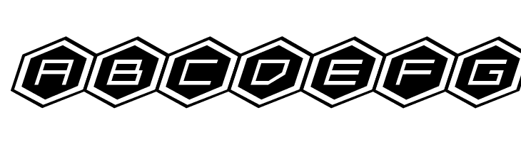 HEX:gon Expanded Italic  Free Fonts Download