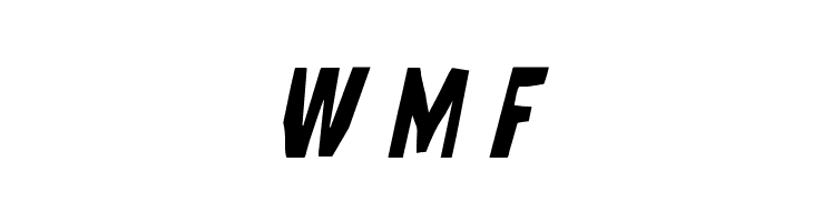 Hitchblock Expanded Italic  Free Fonts Download