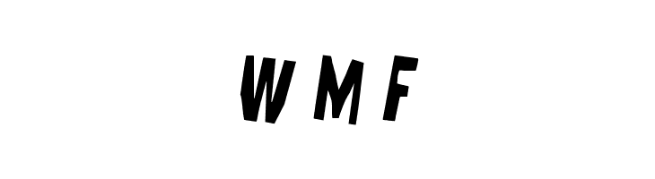 Hitchblock Staggered Rotated  Free Fonts Download