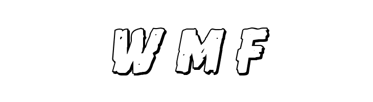 Howlin' Mad Shadow Italic  Free Fonts Download
