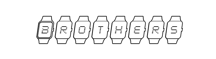 iChrono Outline Italic  Free Fonts Download