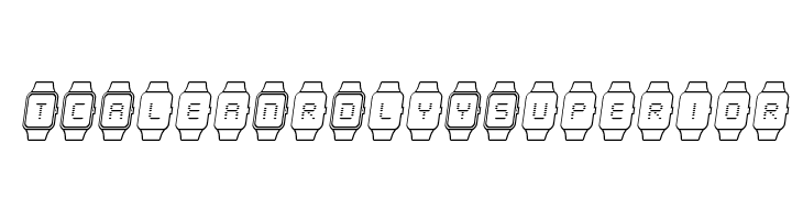 iChrono Outline Italic  Free Fonts Download