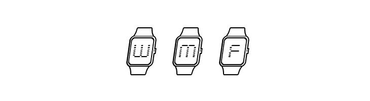 iChrono Outline Italic  Free Fonts Download