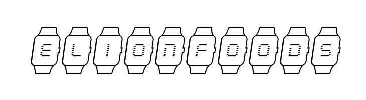 iChrono Outline Italic  Free Fonts Download