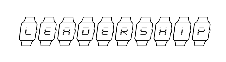 iChrono Outline Italic  Free Fonts Download