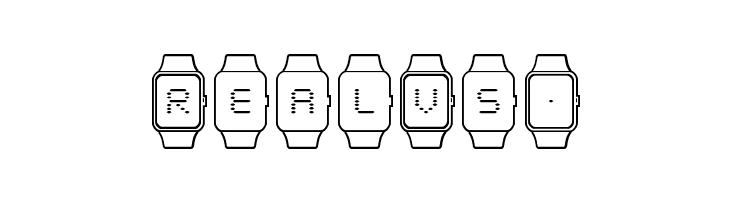 iChrono Outline  Free Fonts Download