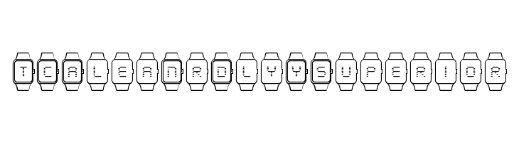 iChrono Outline  Free Fonts Download