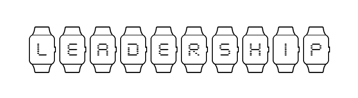 iChrono Outline  Free Fonts Download