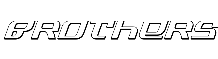 Infinity Formula 3D Italic  Free Fonts Download