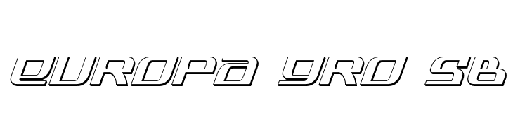 Infinity Formula 3D Italic  Free Fonts Download