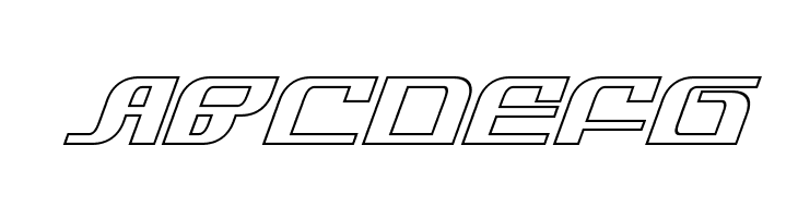 Infinity Formula Outline Italic  Free Fonts Download