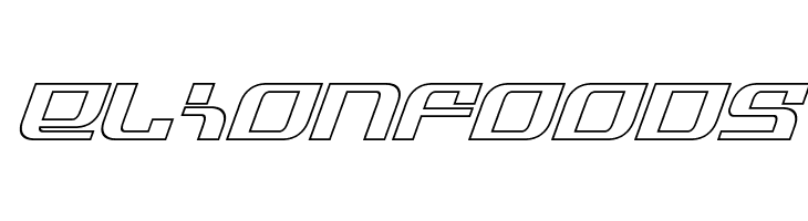 Infinity Formula Outline Italic  Free Fonts Download