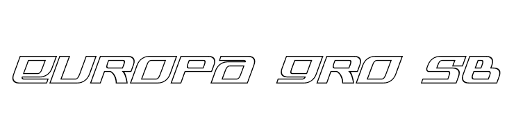 Infinity Formula Outline Italic  Free Fonts Download