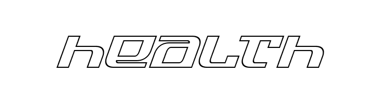 Infinity Formula Outline Italic  Free Fonts Download