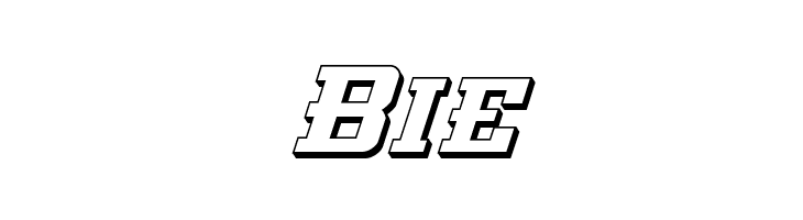 Interceptor 3D Italic  Free Fonts Download