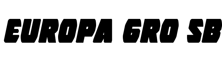 Intergalactic Block Italic  Free Fonts Download