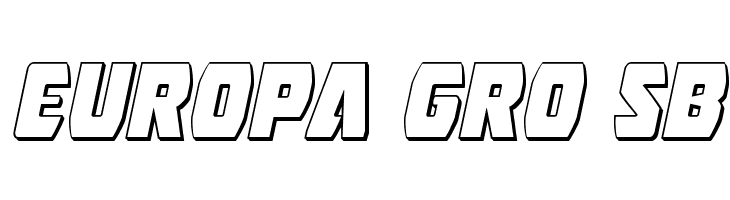 Intergalactic 3D Italic  Free Fonts Download