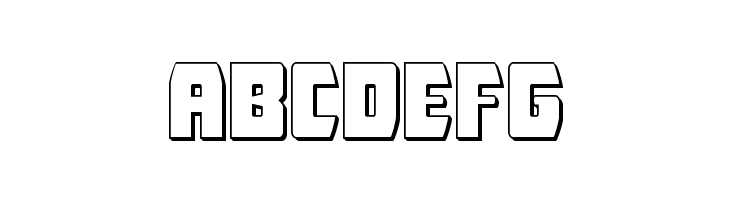 Intergalactic 3D  Free Fonts Download