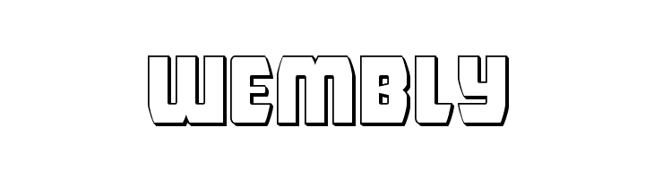 Intergalactic 3D  Free Fonts Download