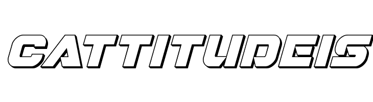 Jeebra 3D Italic  Free Fonts Download