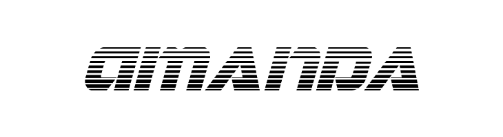 Jeebra Gradient Italic  Free Fonts Download