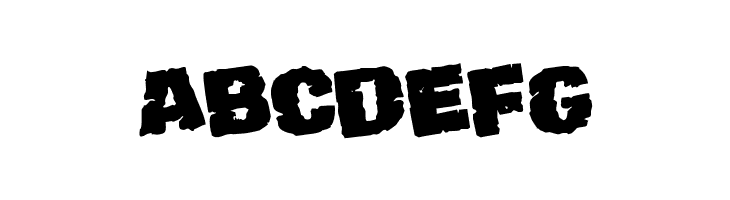 Jugger Rock Rotated  Free Fonts Download