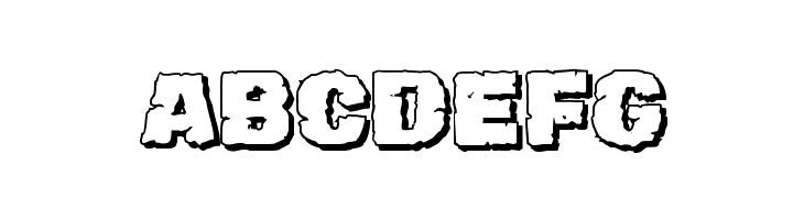 Jugger Rock Shadow  Free Fonts Download