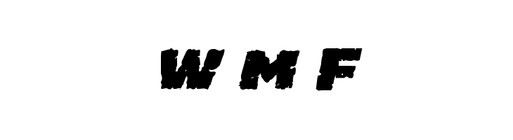 Jugger Rock Staggered Italic  Free Fonts Download