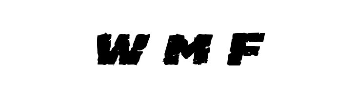 Jugger Rock Expanded Italic  Free Fonts Download