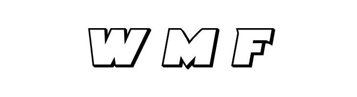 Justice Outline Semi-Italic  Free Fonts Download