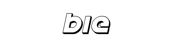 Kovacs 3D Italic  Free Fonts Download