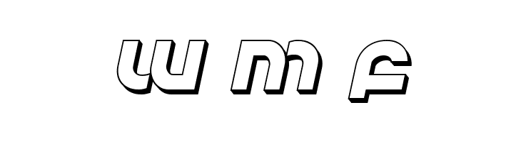 Kovacs 3D Italic  Free Fonts Download