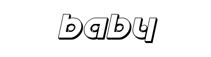 Kovacs Spot 3D Italic  Free Fonts Download