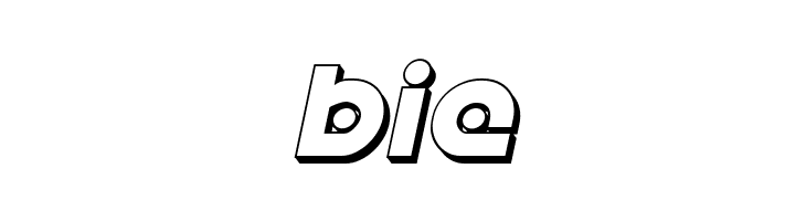 Kovacs Spot 3D Italic  Free Fonts Download