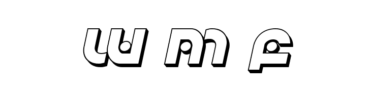 Kovacs Spot 3D Italic  Free Fonts Download