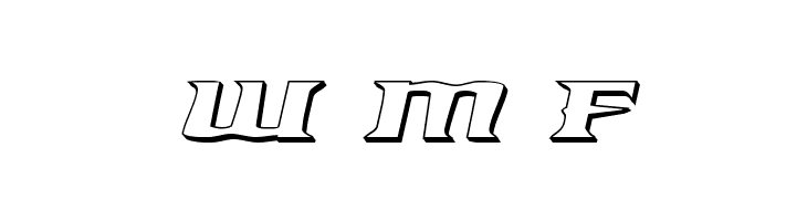 Kreature Kombat 3D Italic  Free Fonts Download