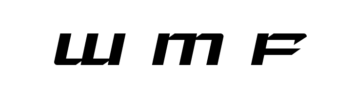 Laser Wolf Expanded Italic  Free Fonts Download