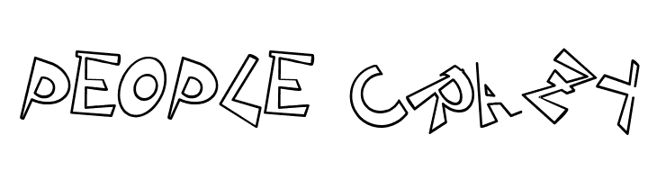 CIRCLINEcrazyjumped  outline  Free Fonts Download