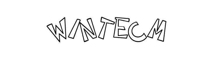 CIRCLINEcrazyjumped  outline  Free Fonts Download