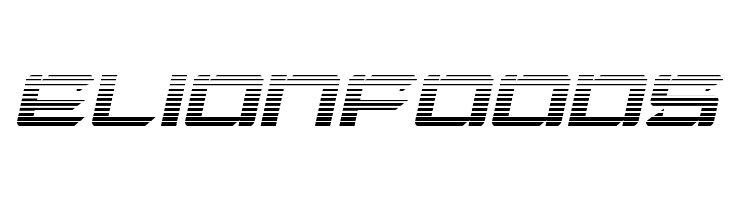 Laser Wolf Gradient Italic  Free Fonts Download