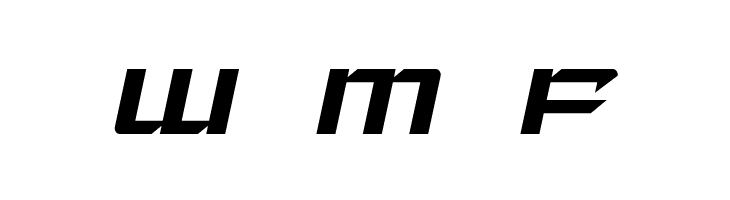 Laser Wolf Title Italic  Free Fonts Download