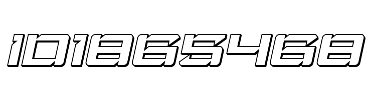 Laser Wolf 3D Italic  Free Fonts Download