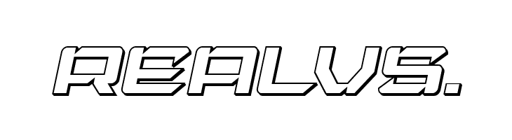 Laser Wolf 3D Italic  Free Fonts Download