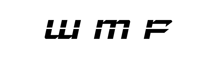 Laser Wolf Laser Italic  Free Fonts Download