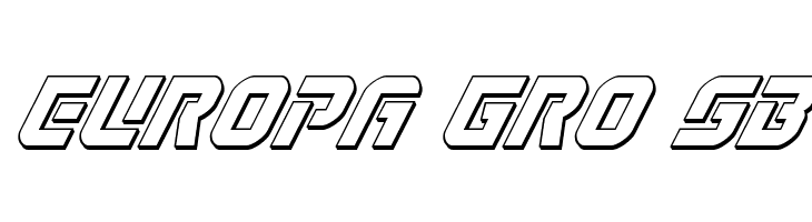 Legio Sabina 3D Italic  Free Fonts Download