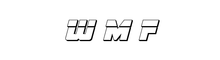 Liberty Legion 3D Laser Italic  Free Fonts Download